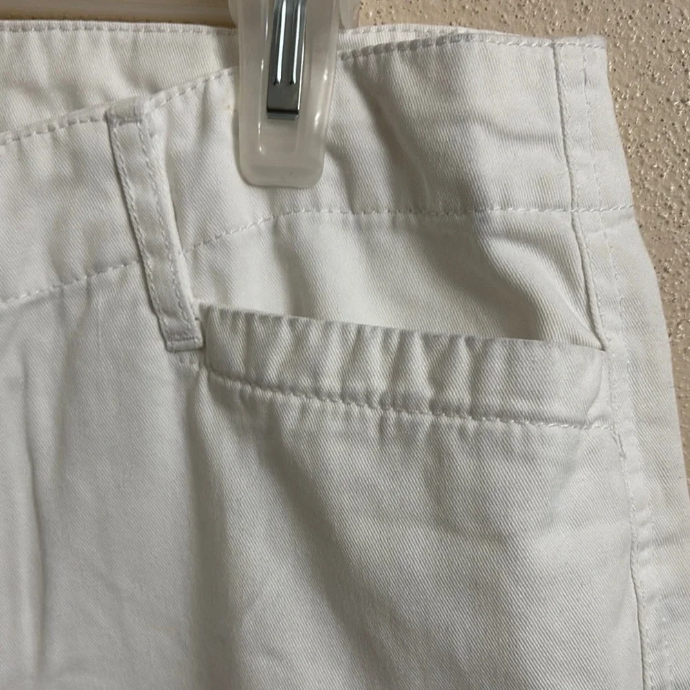 Ralph Lauren women’s 8P Cotton Capri Cropped white pants
